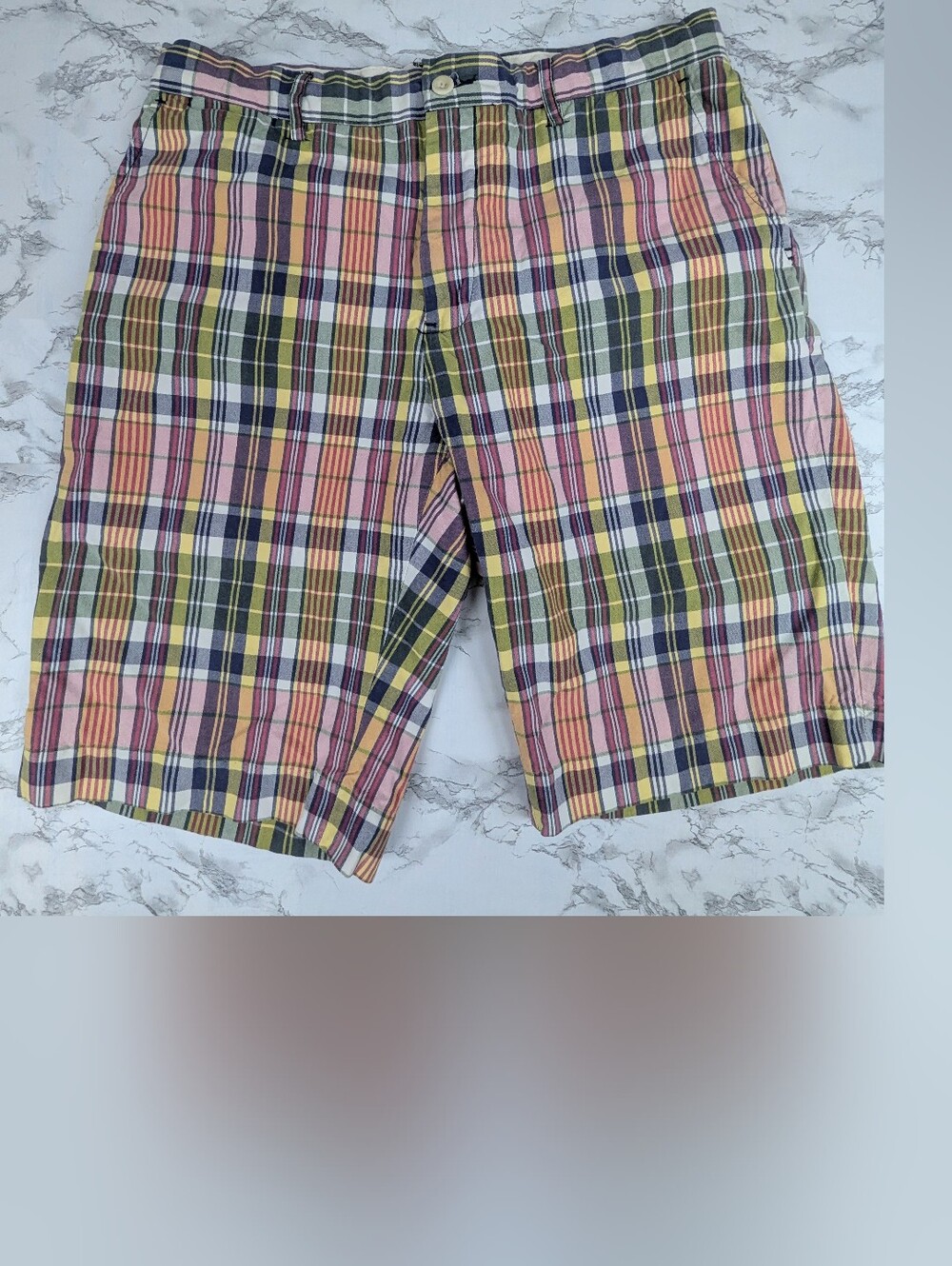 Polo Ralph Lauren Vintage Plaid Chino Shorts Multi-Color Men’s 33